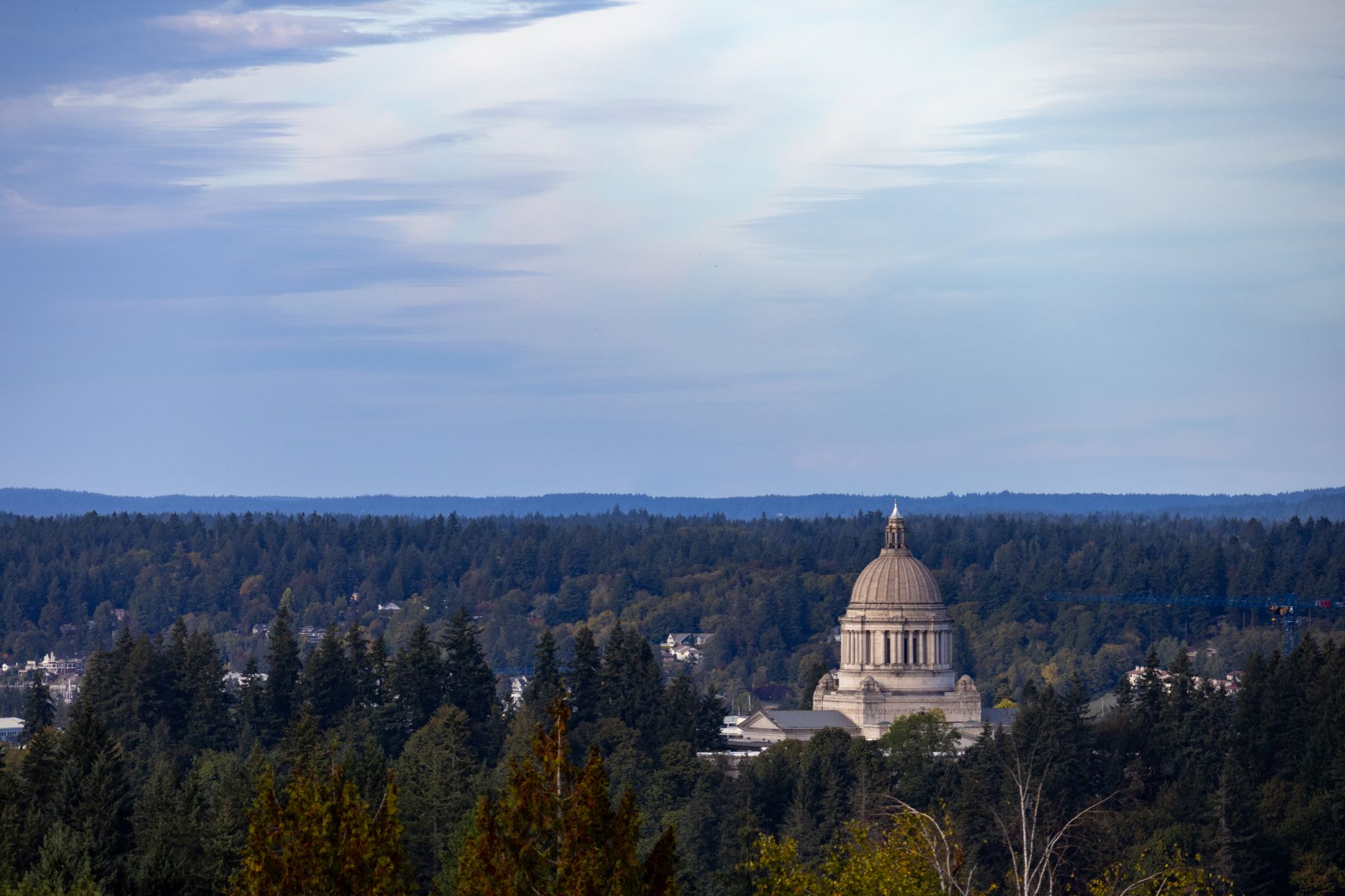 Washington State Capitol in the Olympia service region