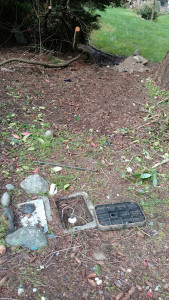 Water meter showing a hidden leak somewhere on the property