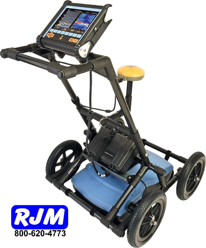 Ground penetrating radar unit used for underground pipe locating